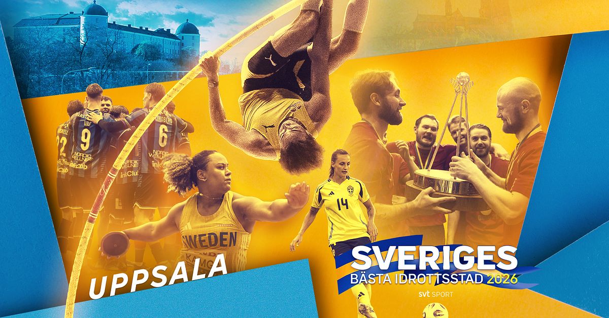 Uppsala &auml;r Sveriges b&auml;sta idrottsstad 2026