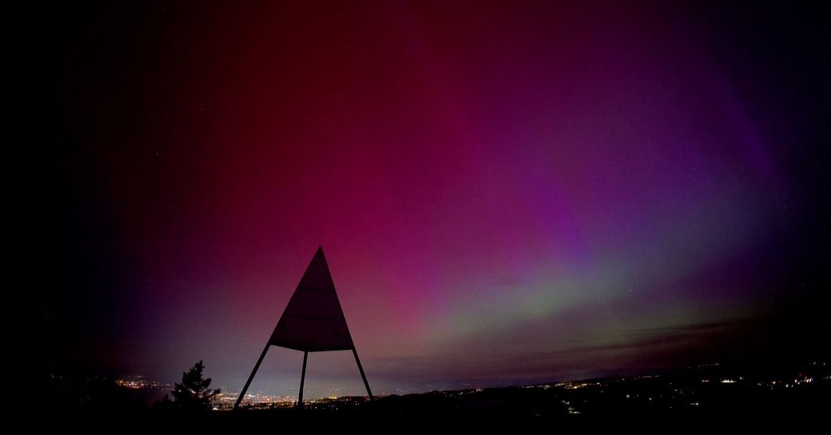Forte tempête solaire ce week-end – des aurores boréales sont visibles dans le sud de la Suède