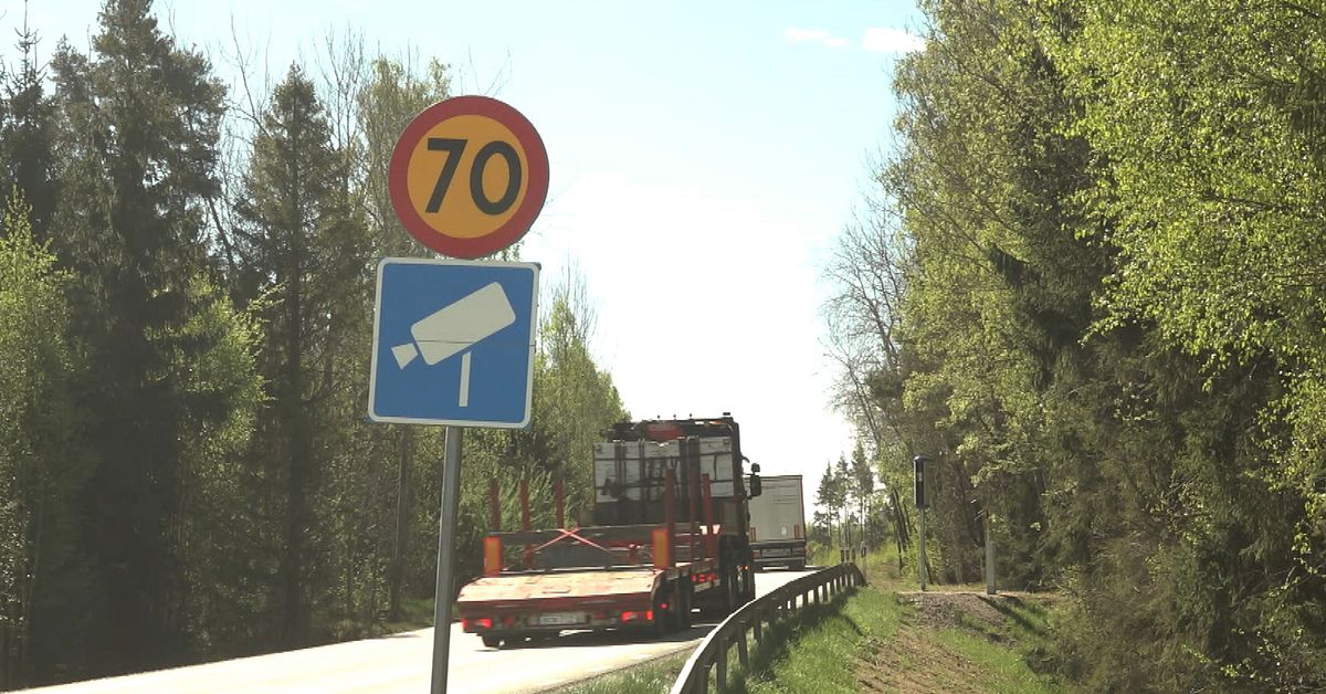 Ny fartkamera sätts upp på väg 529 norr om Hallsberg