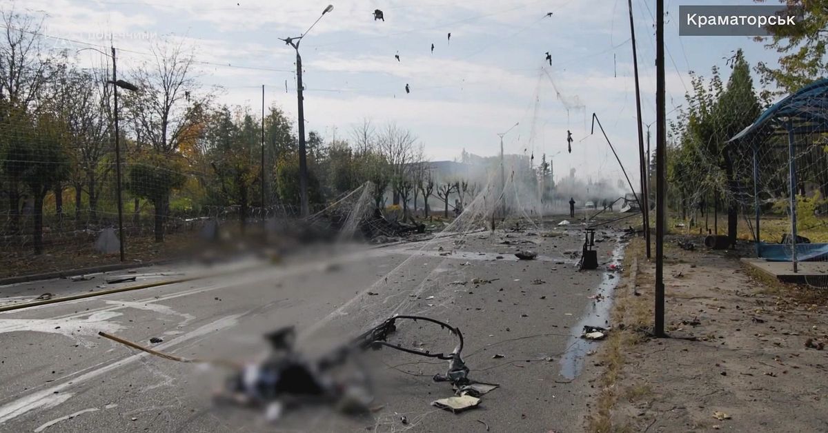 Ukraina: Minst 30 d&ouml;da i rysk attack mot Kramatorsk