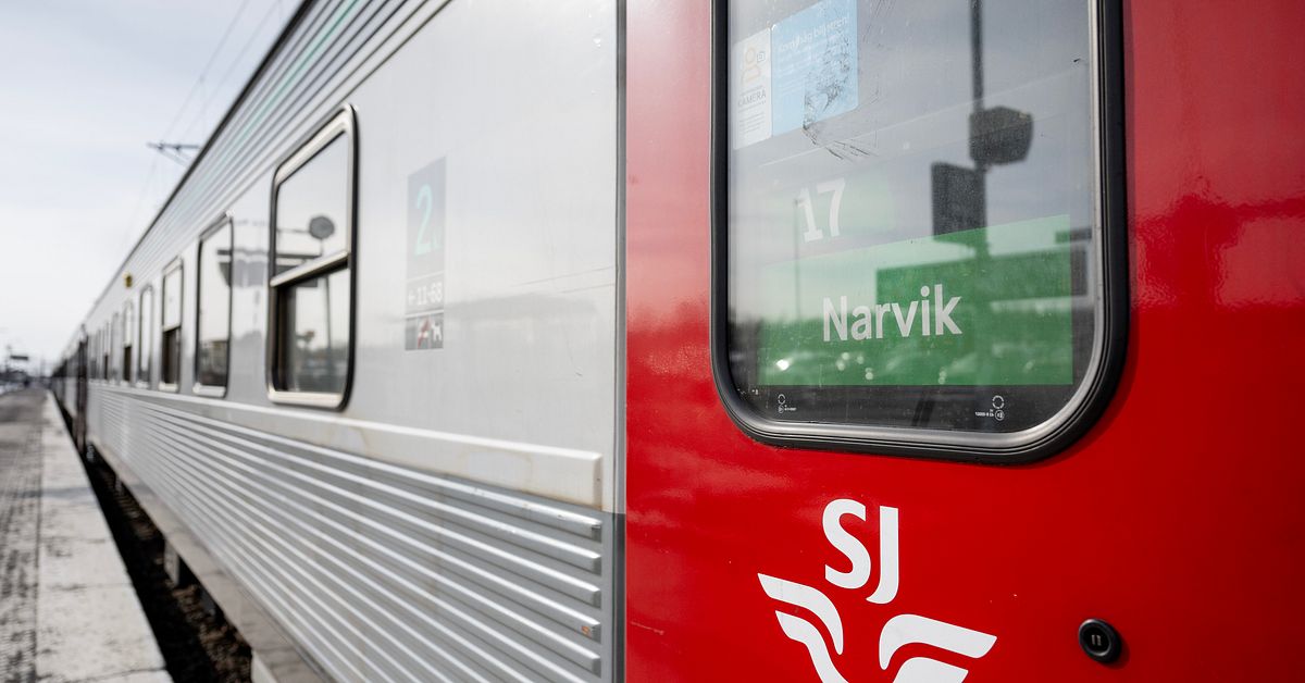 Ett hundratal tågresenärer strandade i Gällivare – i nästan ett dygn
