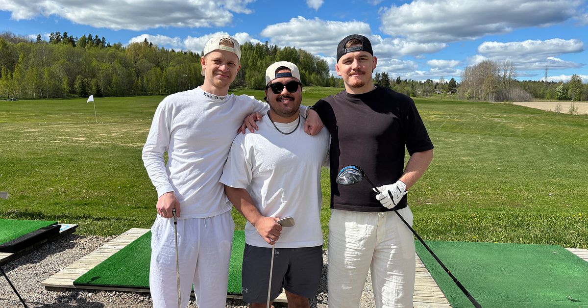 Allt fler unga killar spelar golf: ”Kul att umgås”