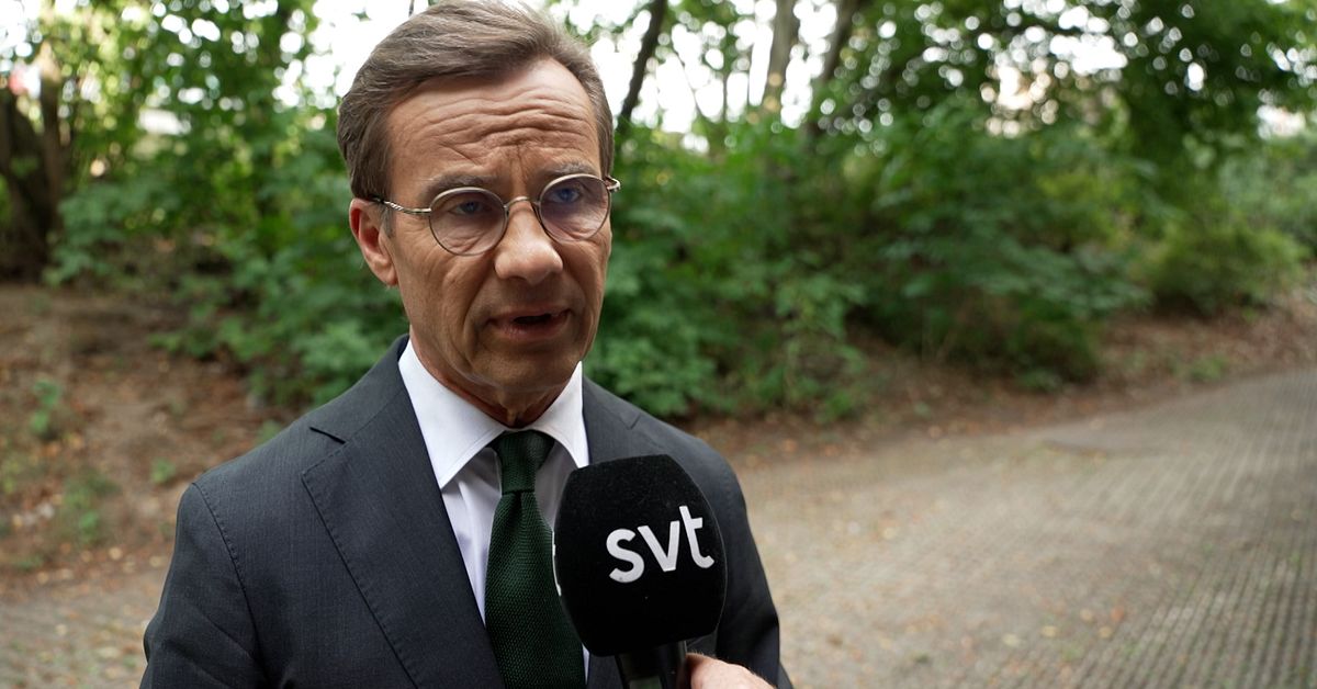 Kristersson om tullavtalet: Vår inställning är glasklar