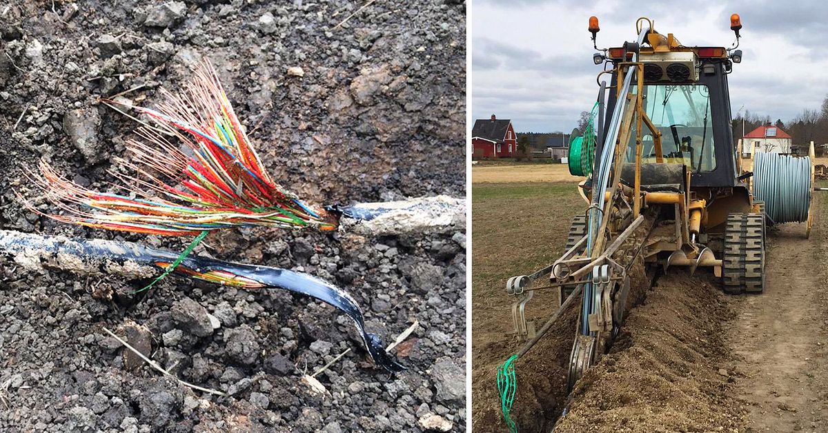 Avgravd Kabel Telia