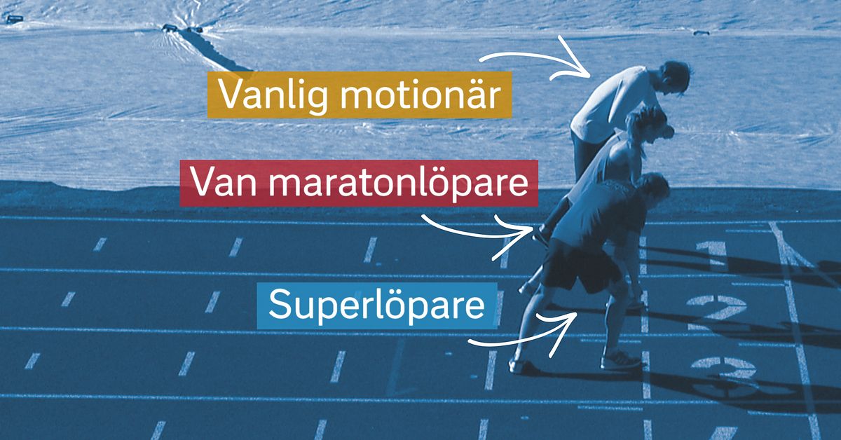 Så snabbt behöver du springa för att hänga på proffsen | SVT Nyheter