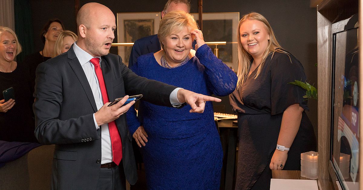 Jubel blant konservative etter valgprognoser