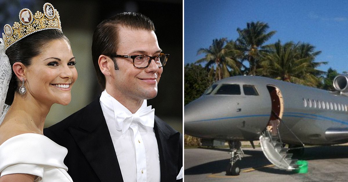 The Crown Princess flew on a privately-owned jet on her honeymoon – one ...