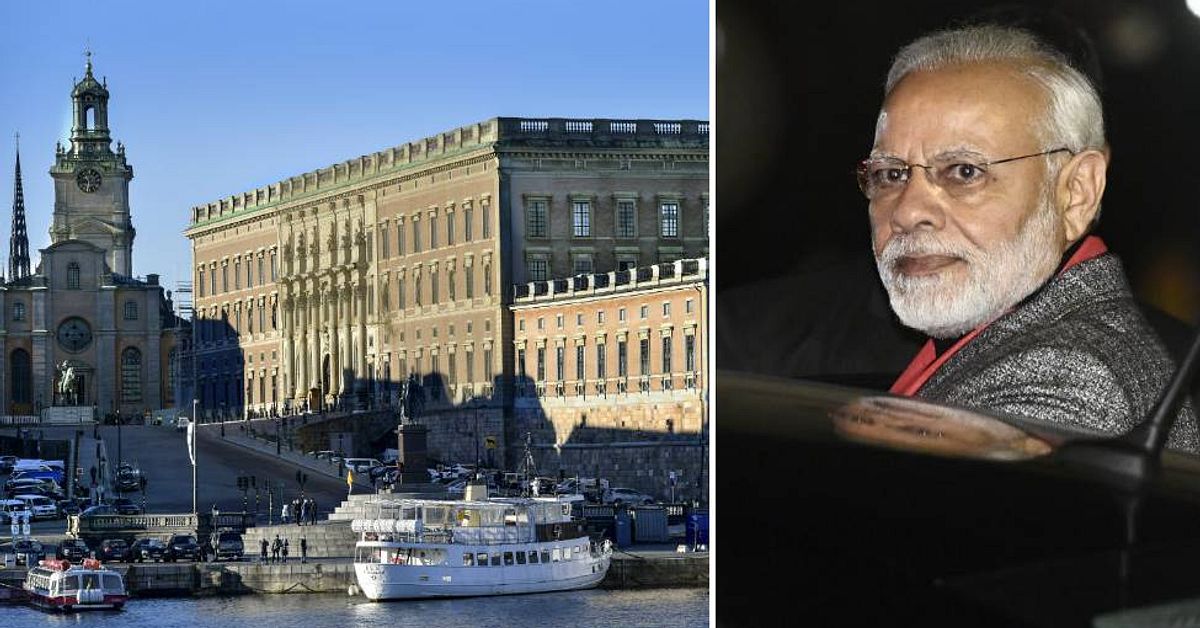 Modi på besök i Stockholm | SVT Nyheter