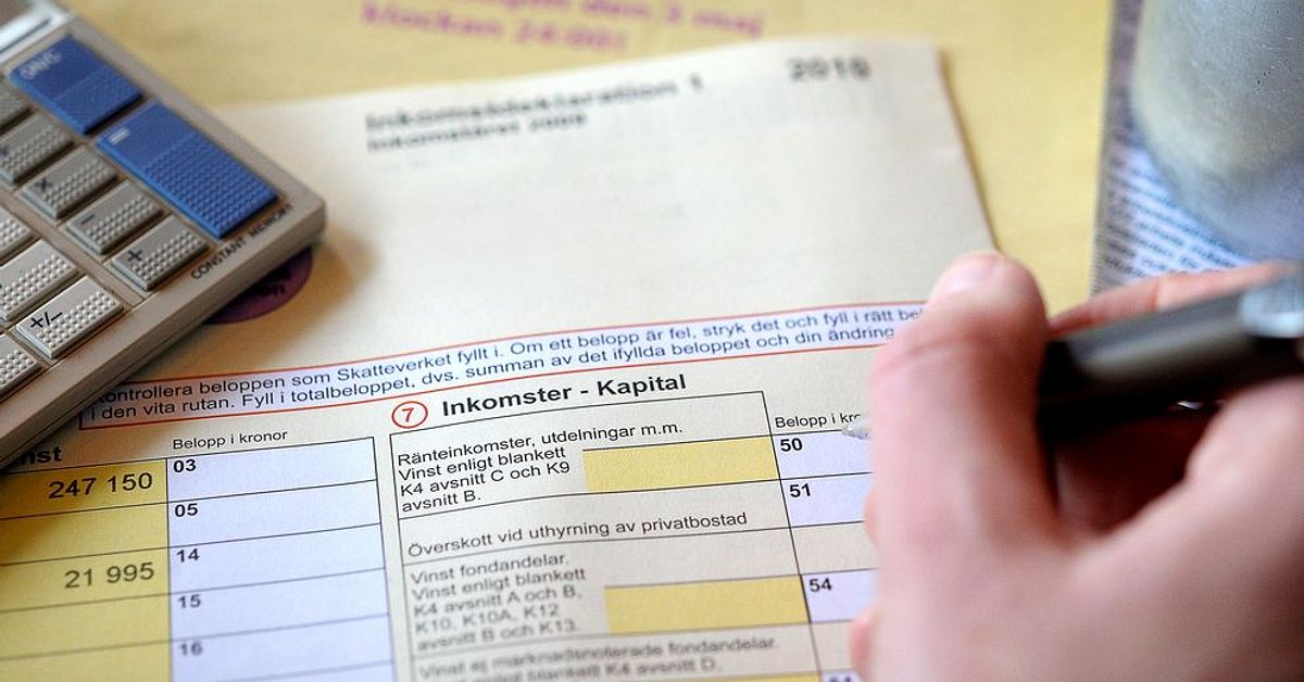 Inlämning av deklaration skjuts fram SVT Nyheter