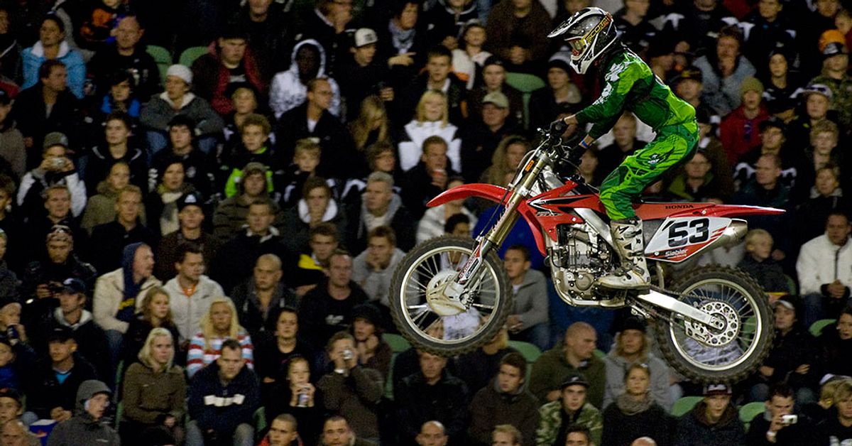 Sport: Stor supercrossgala till Stockholm | SVT Sport