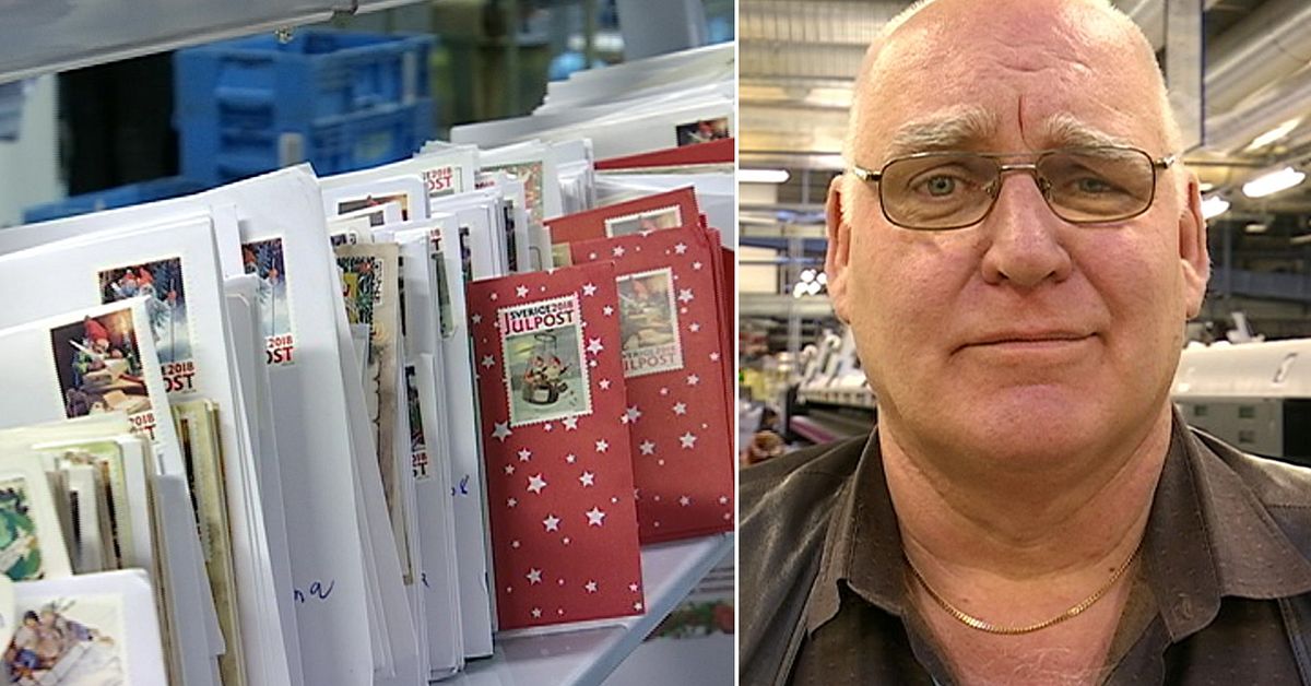 Fem miljoner julkort ska nå brevlådorna innan jul SVT Nyheter