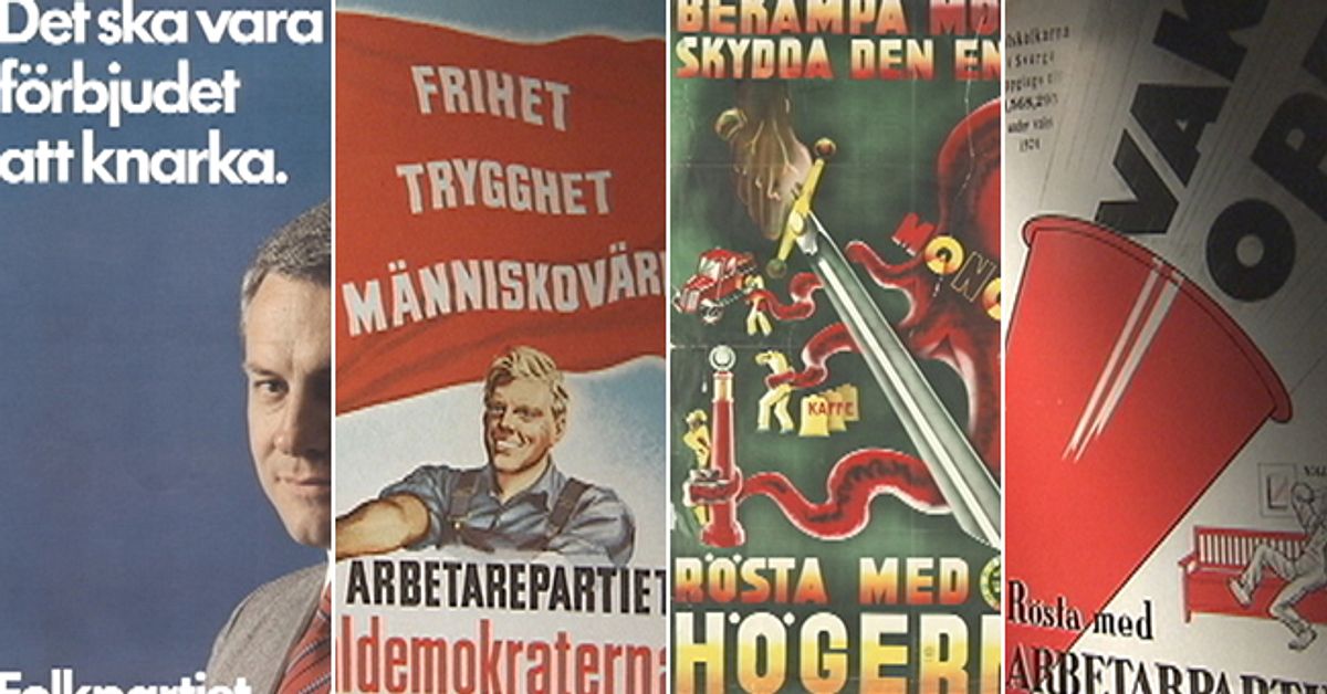 Valaffischens historia | SVT Nyheter