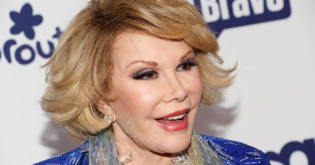 Komikern Joan Rivers är död | SVT Nyheter