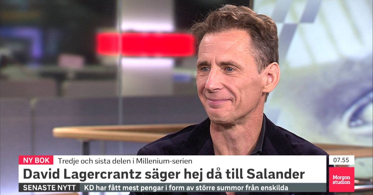 David Lagercrantz ”Lisbeth Salander tillhör evigheten” SVT Nyheter