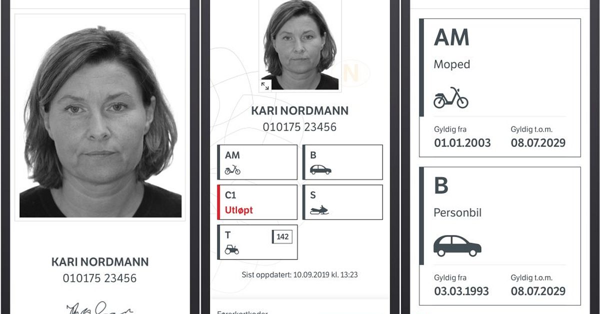 Norge innfører digitale førerkort, mens de i Sverige kunne avskaffes helt