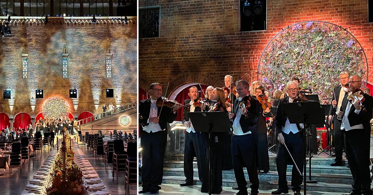 ”Kontrollerat stressat” bakom kulisserna på Nobelfesten SVT Nyheter