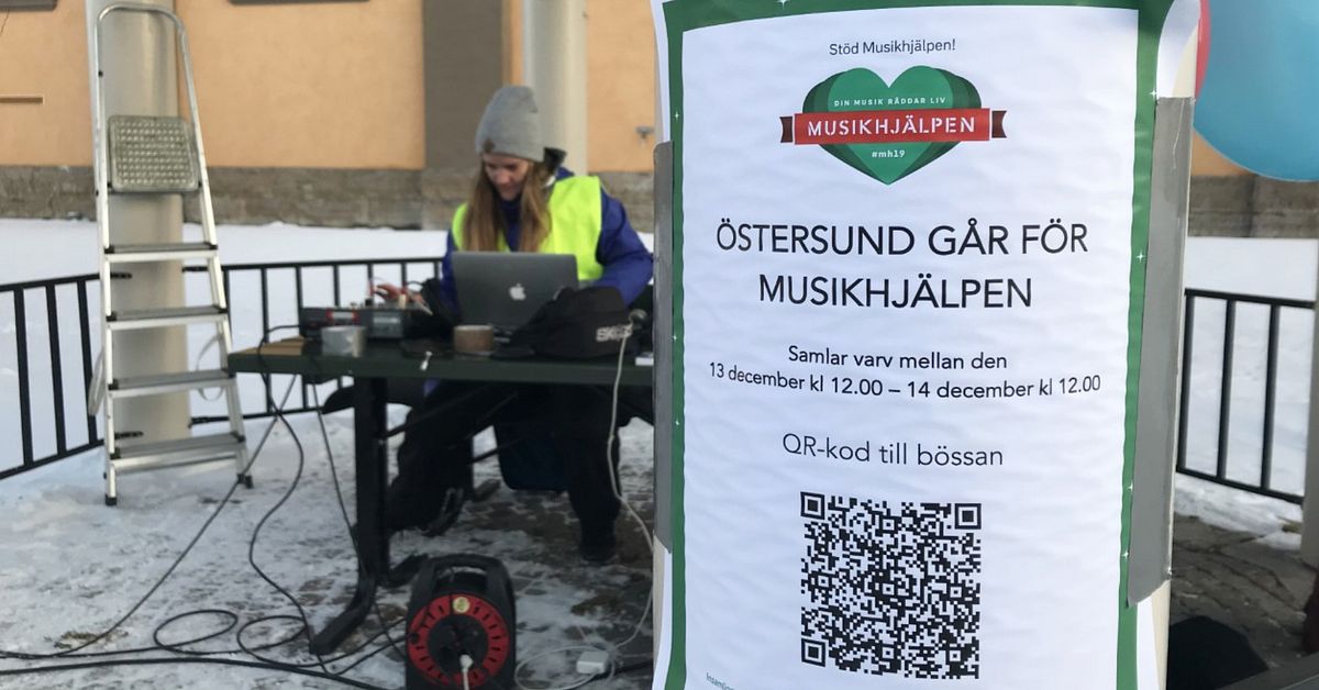 24 timmar lång insamling till Musikhjälpen pågår på campus SVT Nyheter