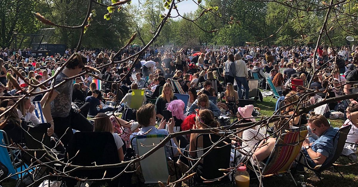 Omöjligt att förbjuda valborgsfest i Stadsparken | SVT Nyheter