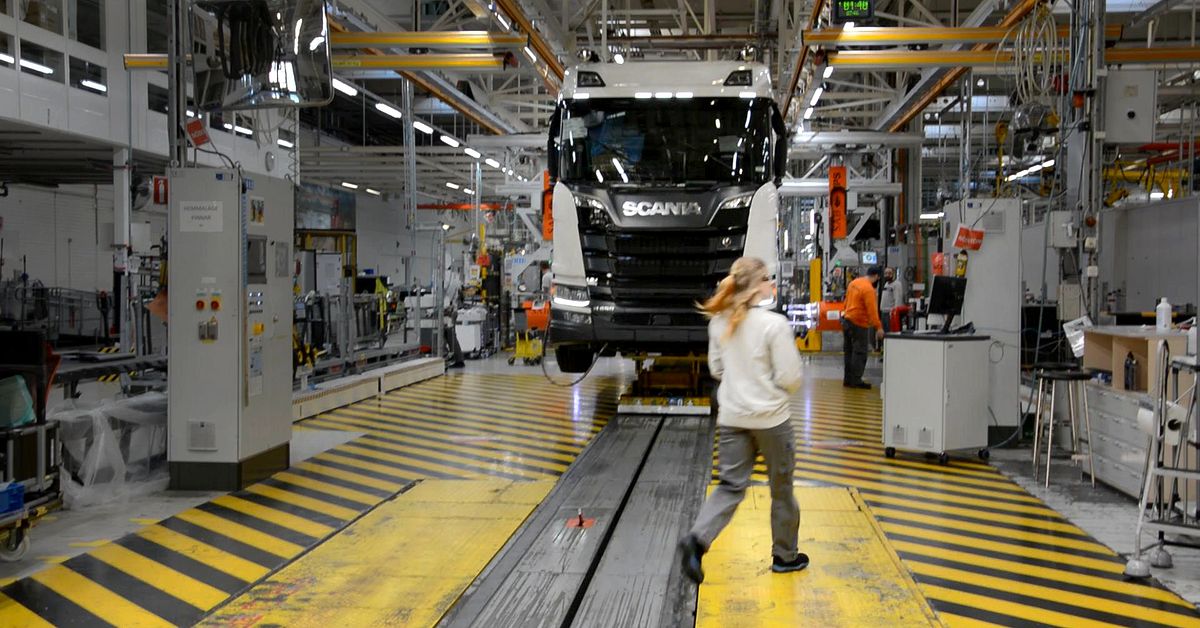 Scania får stororder – 75 ellastbilar till Norge | SVT Nyheter