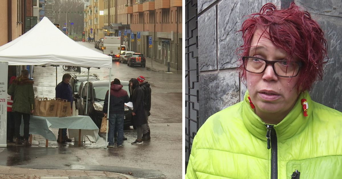 Jul på stadsmissionen ”Vi märker att det är nöd” SVT Nyheter
