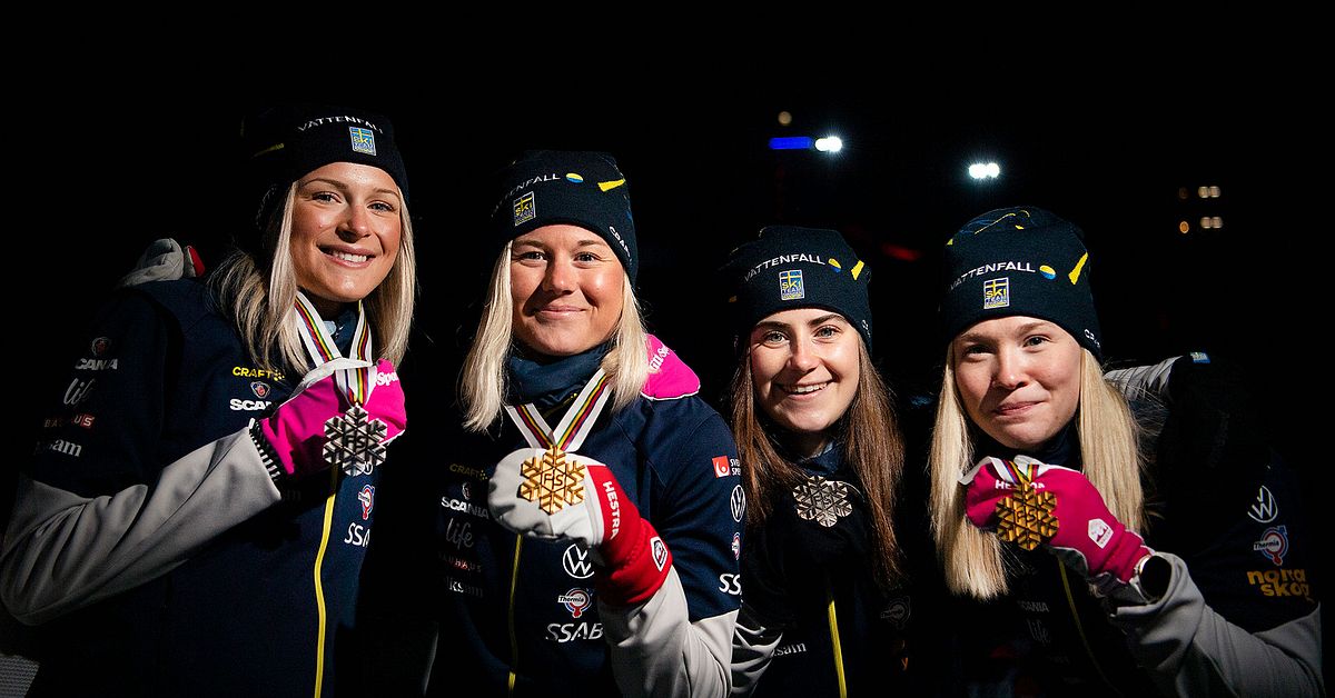 Längdskidor Sverige tog sju medaljer i skidVM så här gick det till