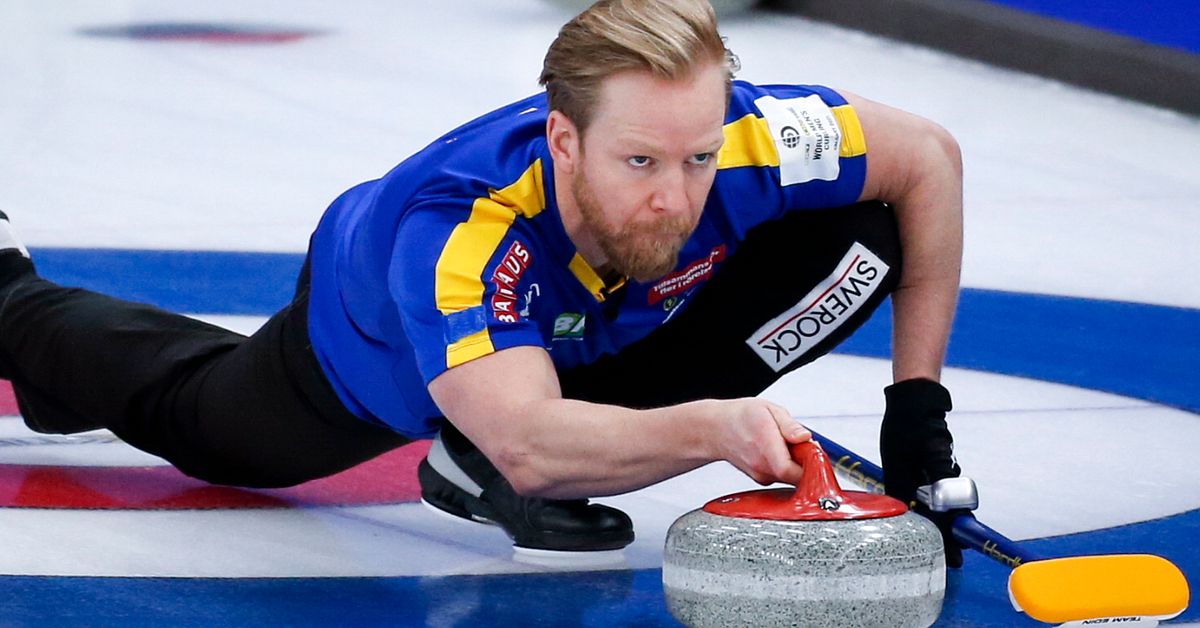 Curling Sverige besegrade Nederländerna i curlingVM SVT Sport