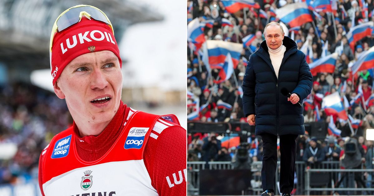 Längdskidor: Skidstjärnan dök upp under Vladimir Putins tal | SVT Sport