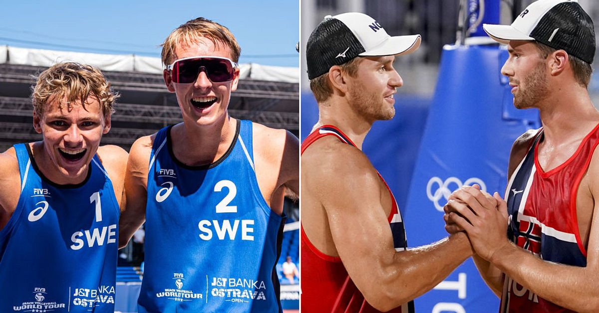 Sandvolleyball: Hellvig/Åhman møter europamesterne fra Norge