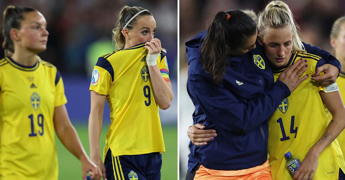 Football: Sweden's European Championship journey ended, and England beat them in the semi-finals