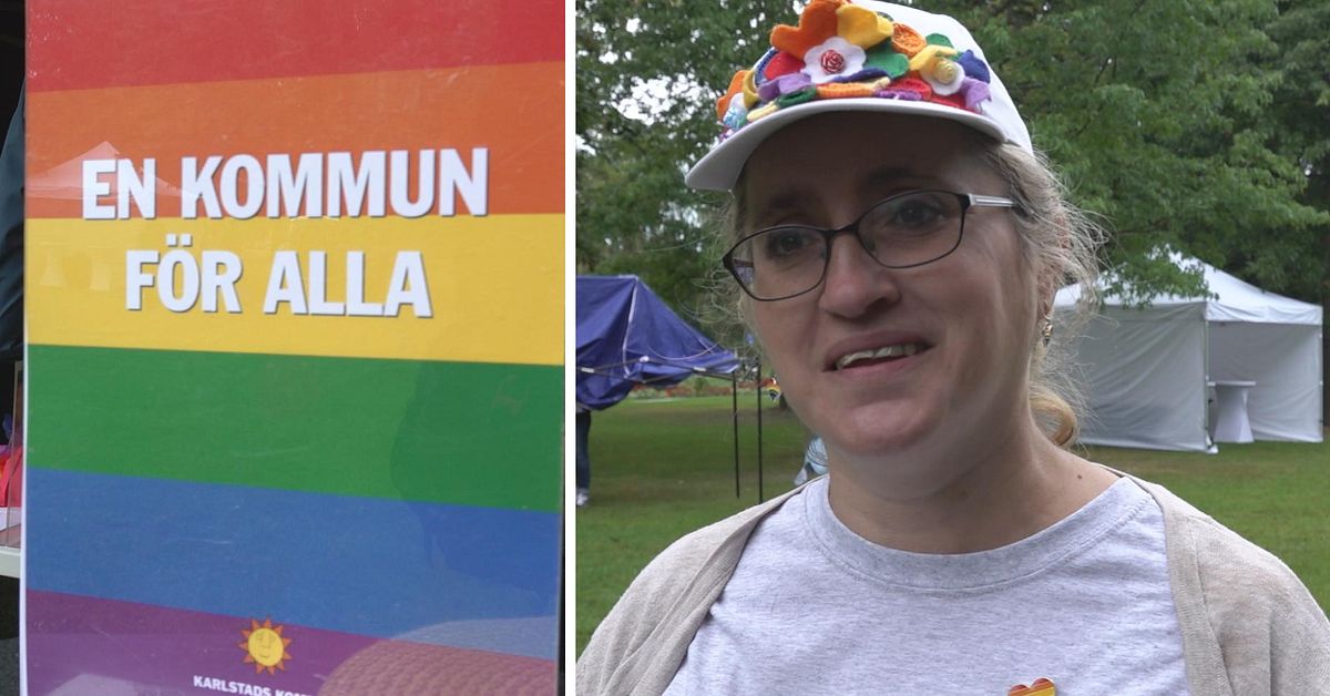 Prideparaden tillbaka i Karlstad efter pandemiuppehåll SVT Nyheter