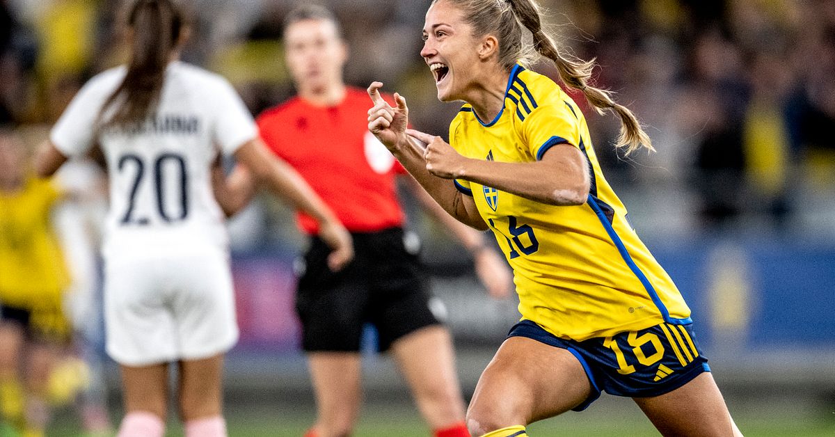 Fotboll: Blixtmål visade vägen i svensk storvinst mot Frankrike | SVT Sport