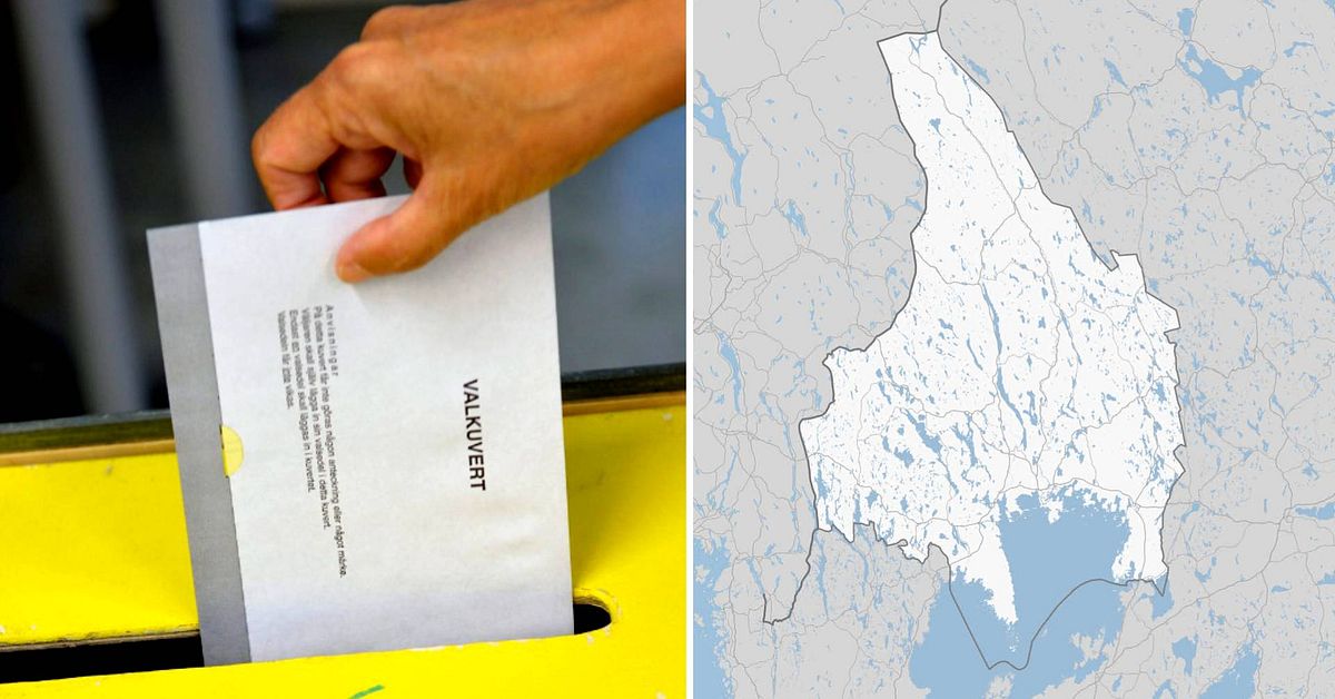 Valget tegner det politiske kartet over kommunene i Värmland på nytt