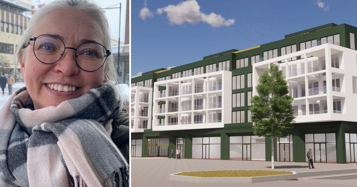 Guldhuset blir grönt se nya modellen av i Katrineholm SVT