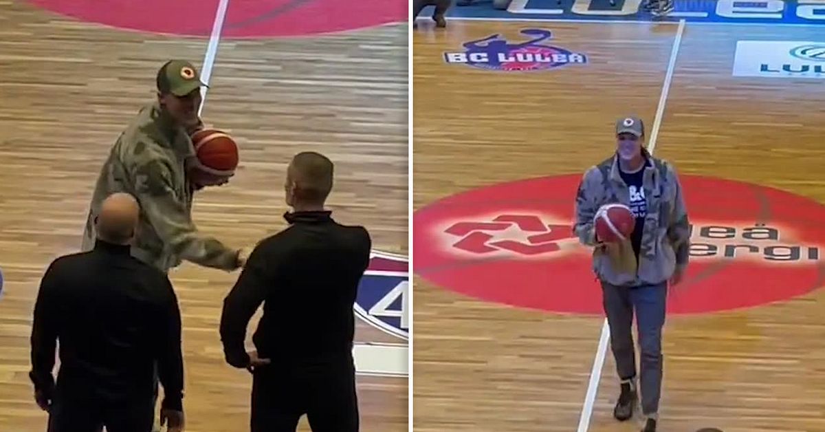 Basket Jonas Jerebko levererade matchbollen i Luleå SVT Sport