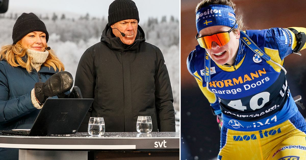Vintersport: Tittarsuccé för Vinterstudion – skidskyttet drog ...