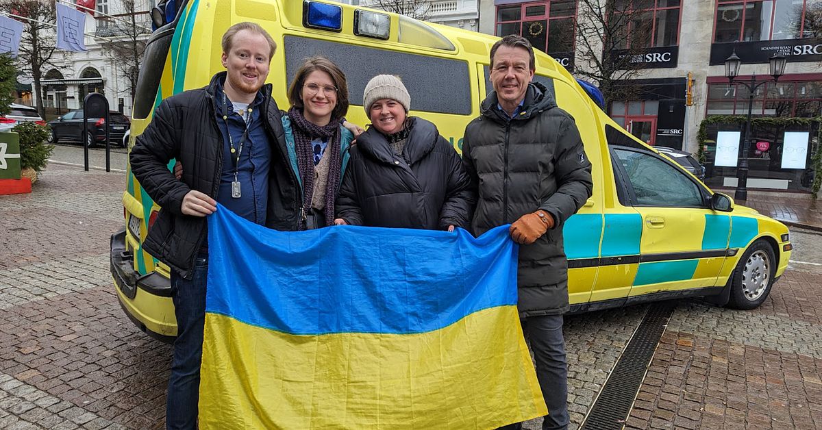 Ambulans skickas till kriget i Ukraina – efter insamling i Helsingborg