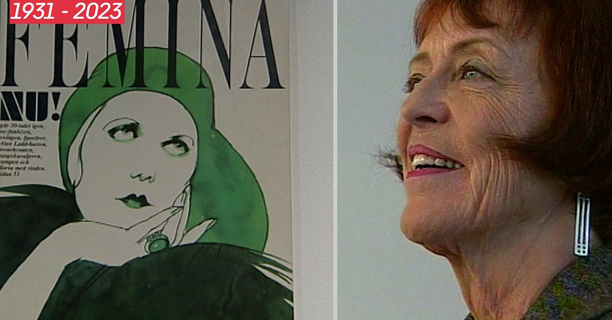 Illustratören Jane Bark är död SVT Nyheter