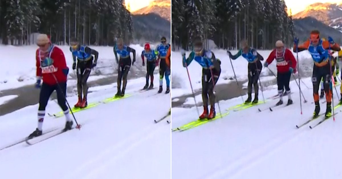 Längdskidor Märkliga bilderna i Ski Classics SVT Sport