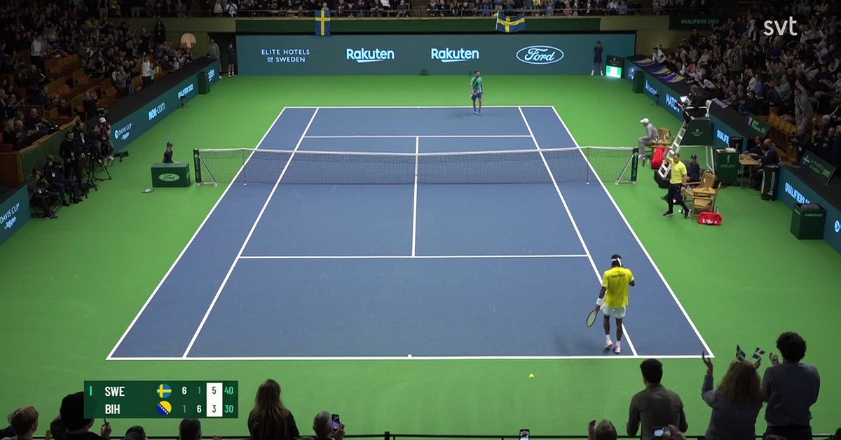 Tennis Sverige klart för Davis Cupslutspel SVT Sport