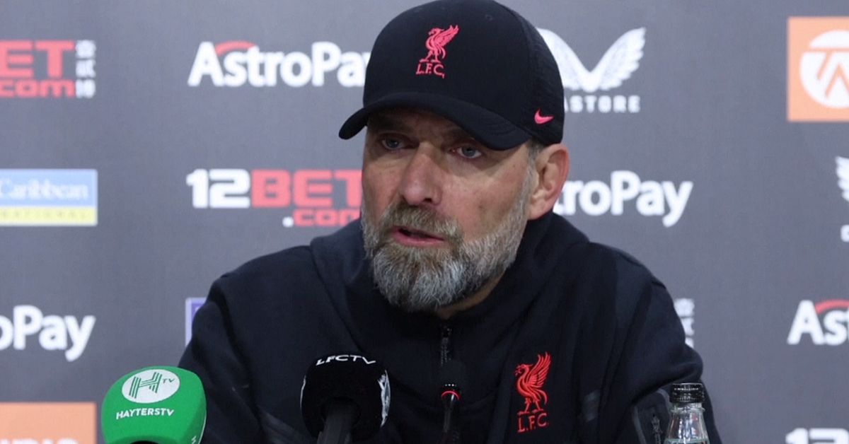 Här vägrar Jürgen Klopp svara på reporterns fråga – se situationen | SVT Nyheter