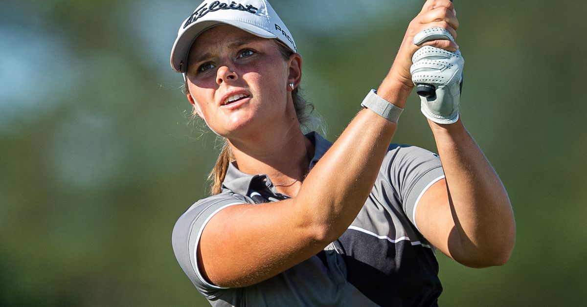 Golf Moa Folke i ledning på Europatouren SVT Sport