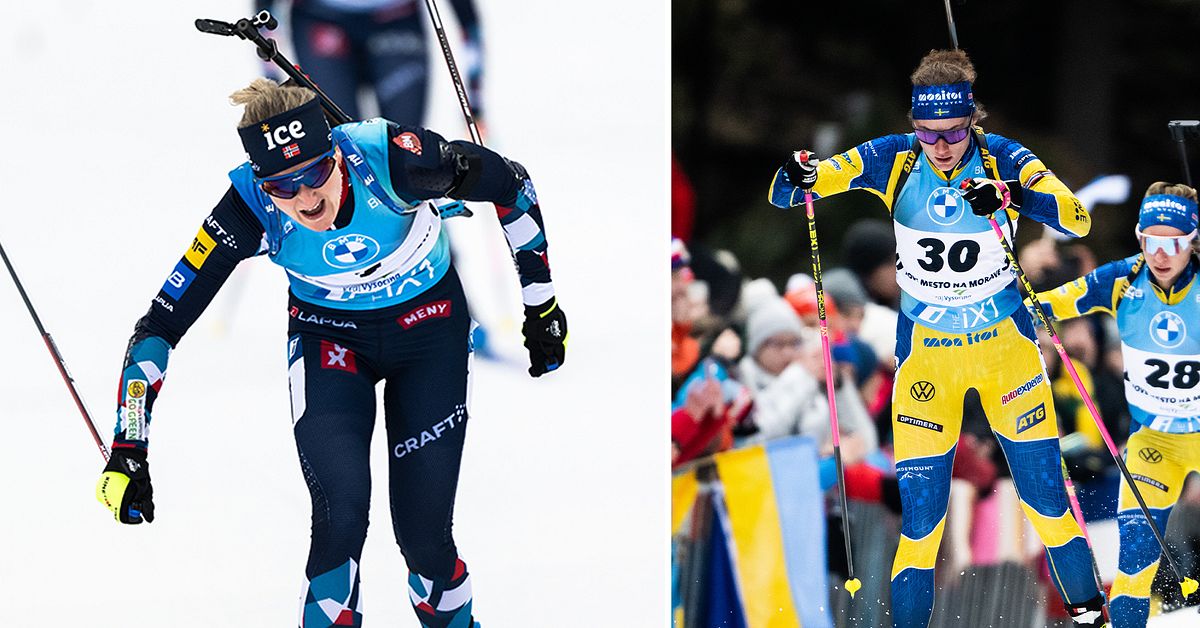 Vintersport: Hanna Öberg tok ledelsen i jaktstarten – norsk seier etter sprintduellen