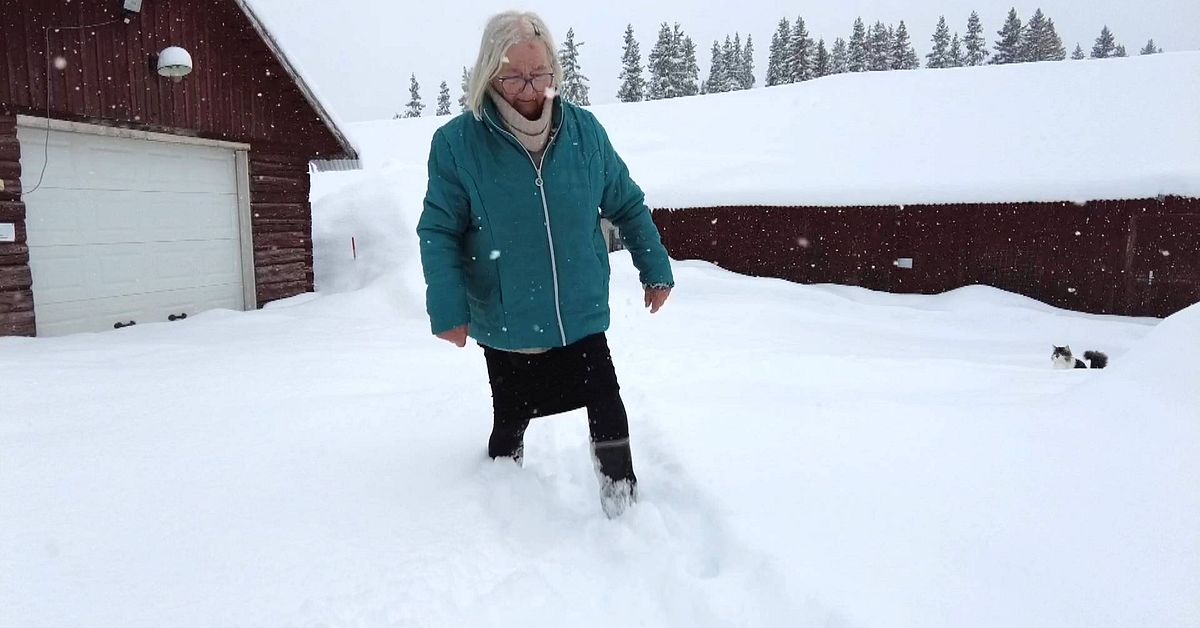 Drygt 120 centimeter snö i Gördalen – enormt snöfall över norra Dalarna ...
