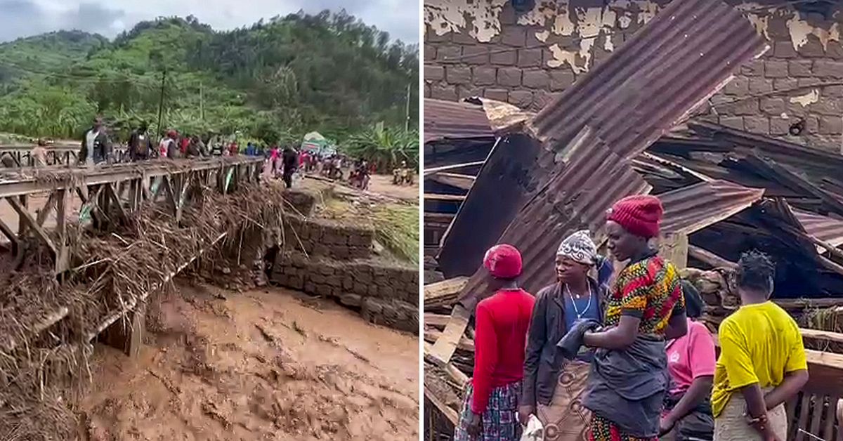 Över 100 döda efter översvämningar i Rwanda | SVT Nyheter