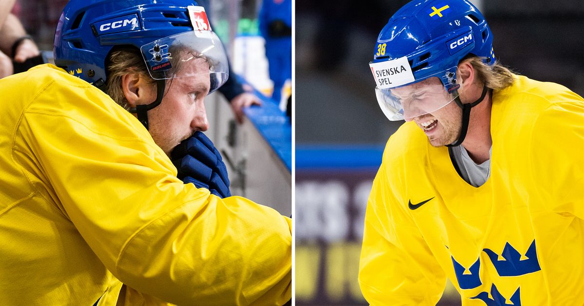 Ishockey Rasmus Sandin tillbaka på is men bröt träningen för Tre