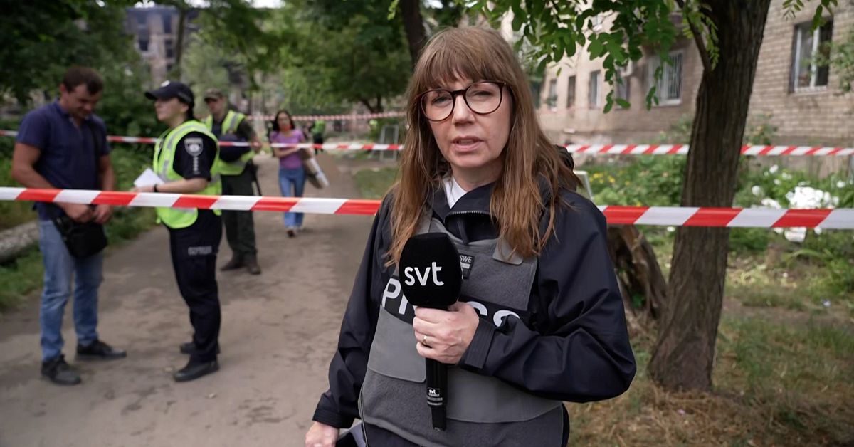 Nytt dödligt robotangrepp mot civila i Kryvyj Rih | SVT Nyheter