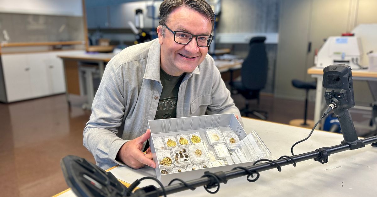 Norske Erlend kjøpte en metalldetektor og gjorde «århundrets gullfunn»