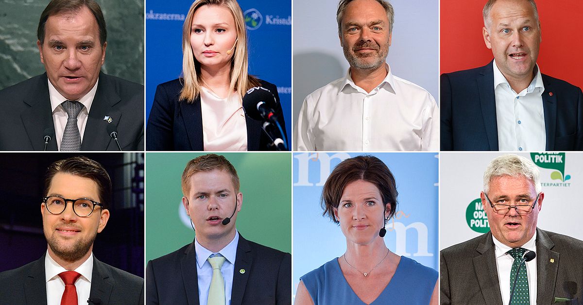 Så här ser partiledarnas form ut | SVT Nyheter