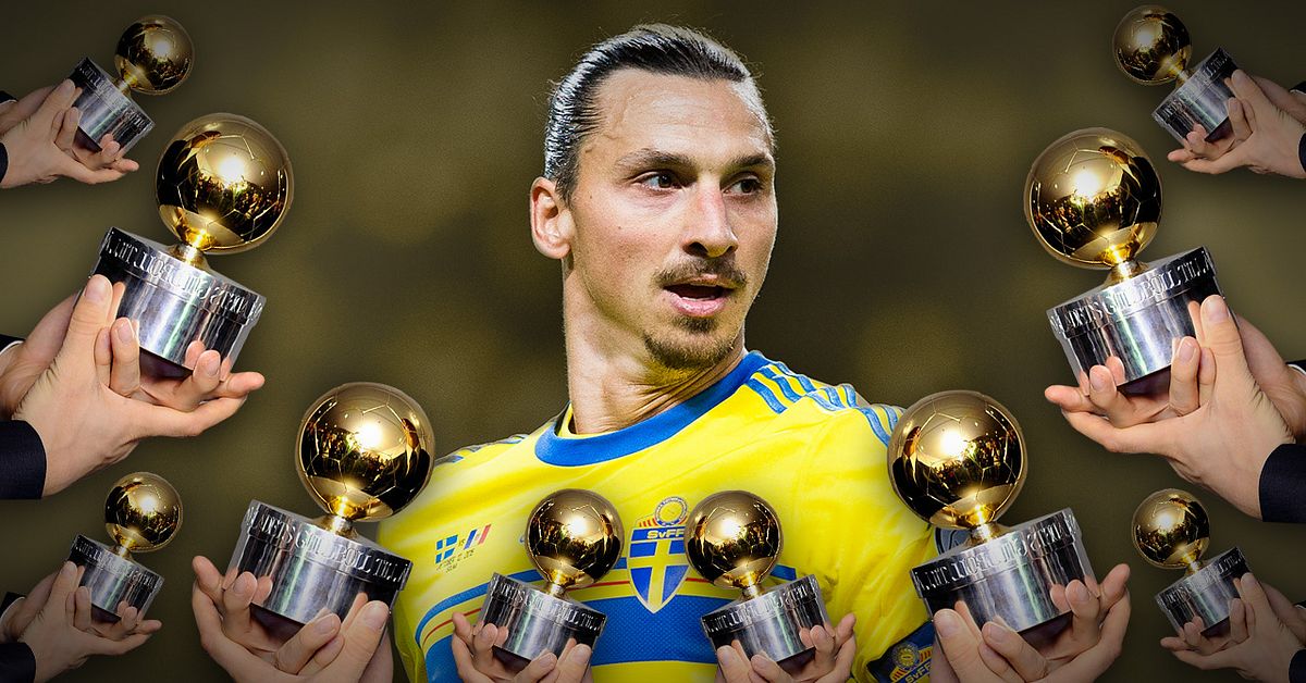 Fotboll Zlatan fick Guldbollen för tionde gången SVT Sport