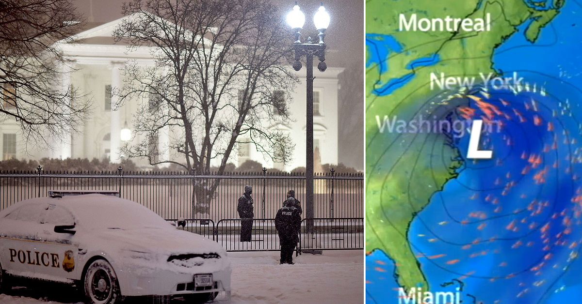 USA bunkrar inför kraftig snöstorm | SVT Nyheter